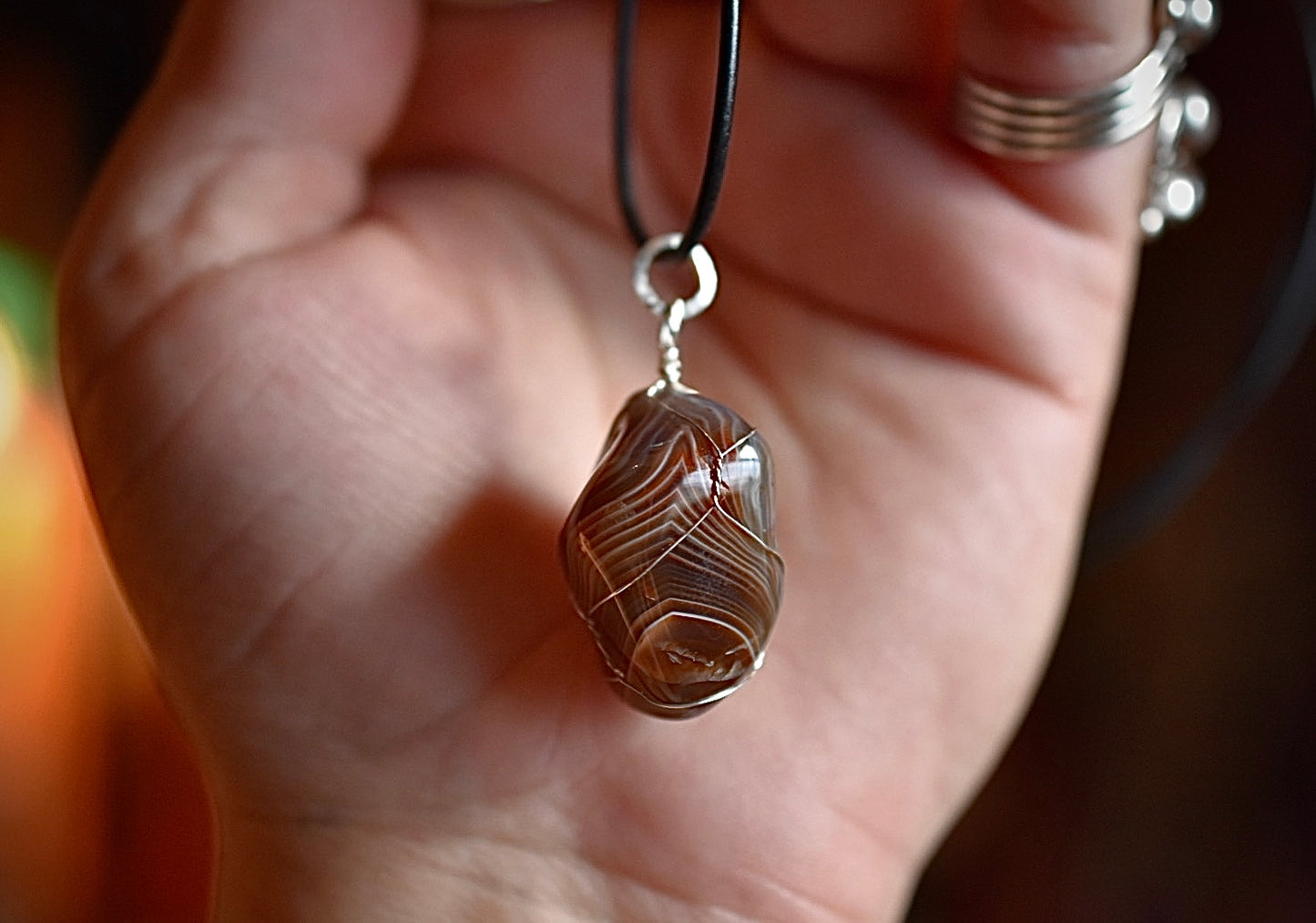 Lake Superior Agate Necklace