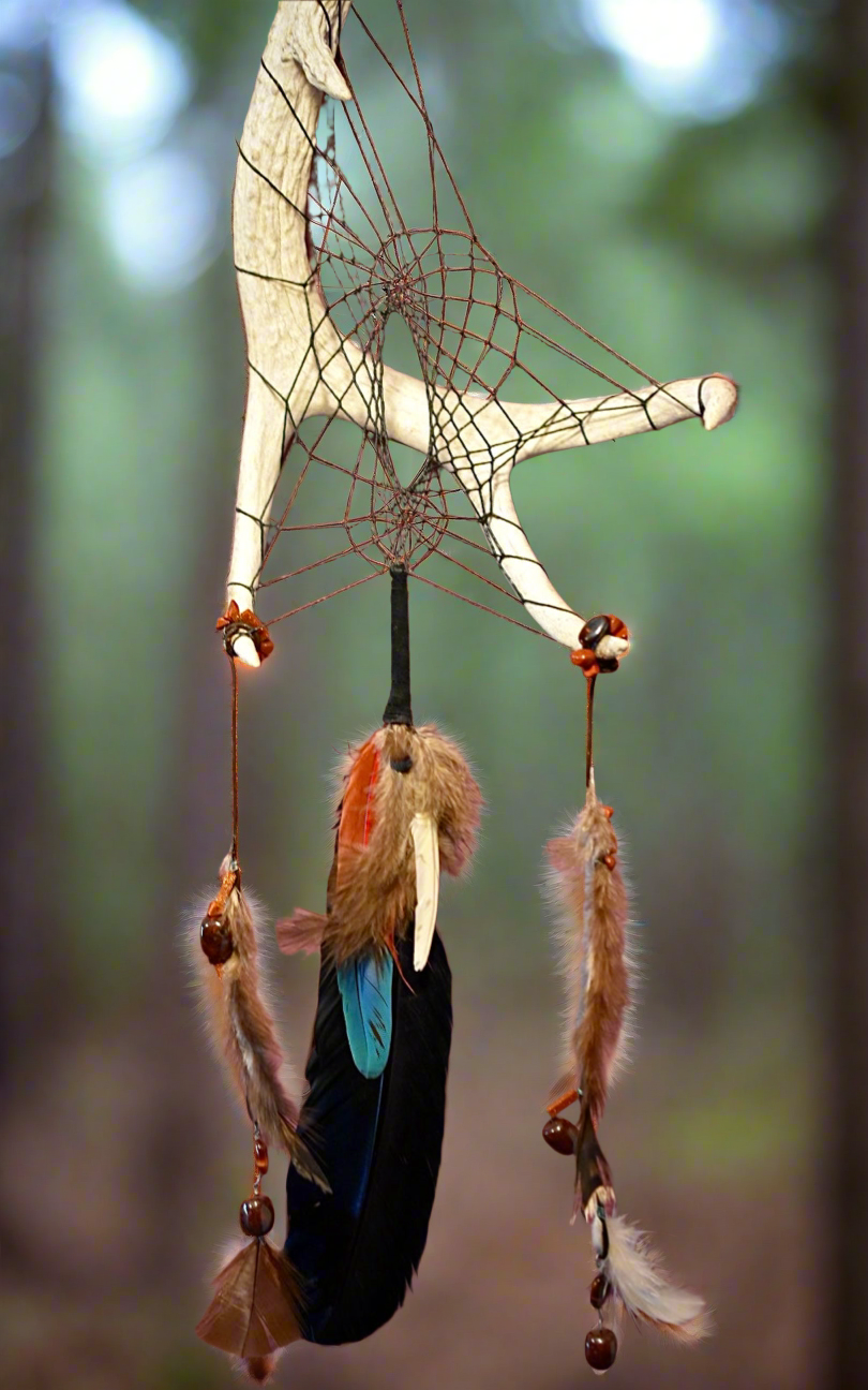 Handcrafted Antler Dream Catcher