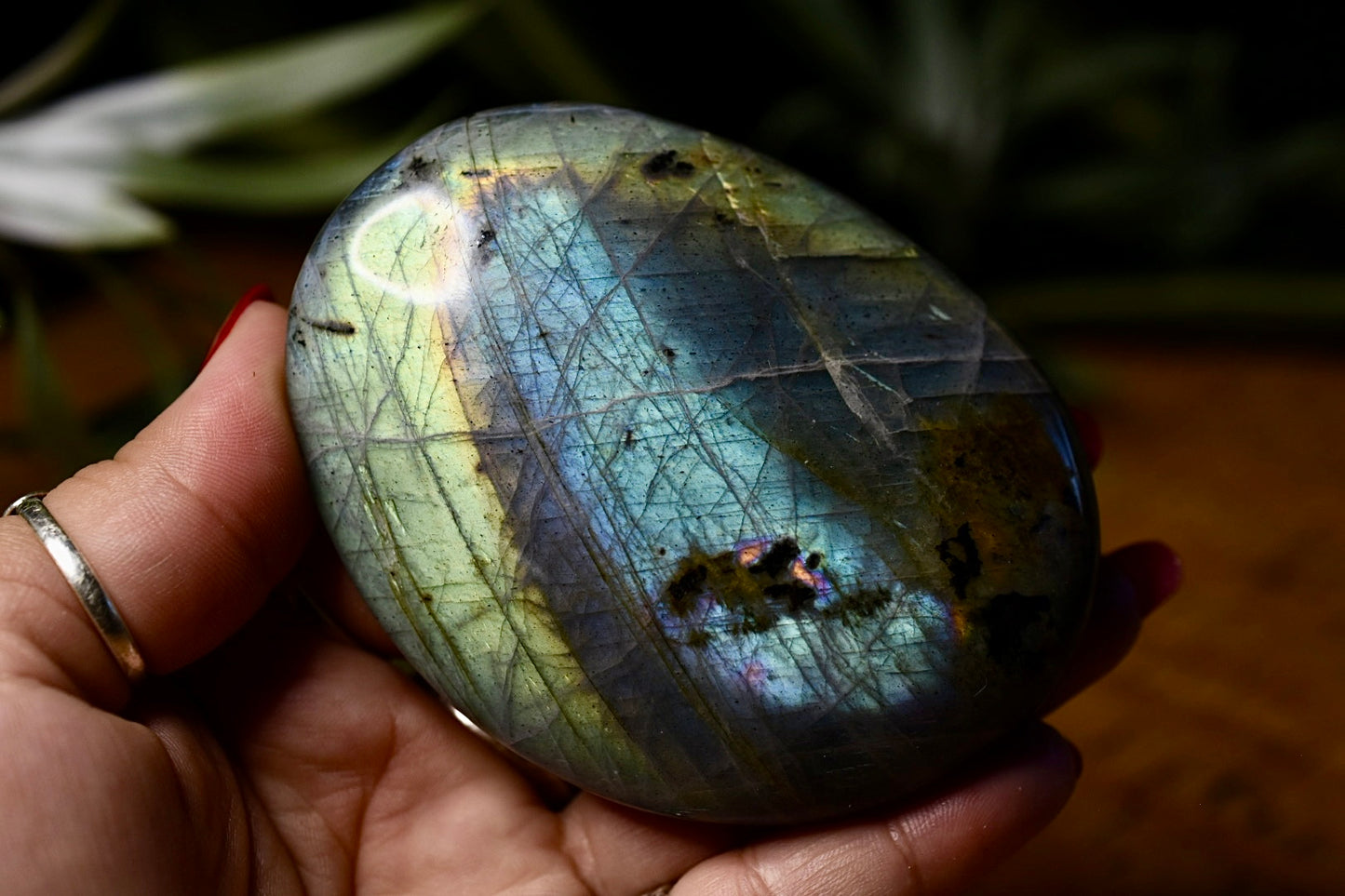 Labradorite Palm Stone