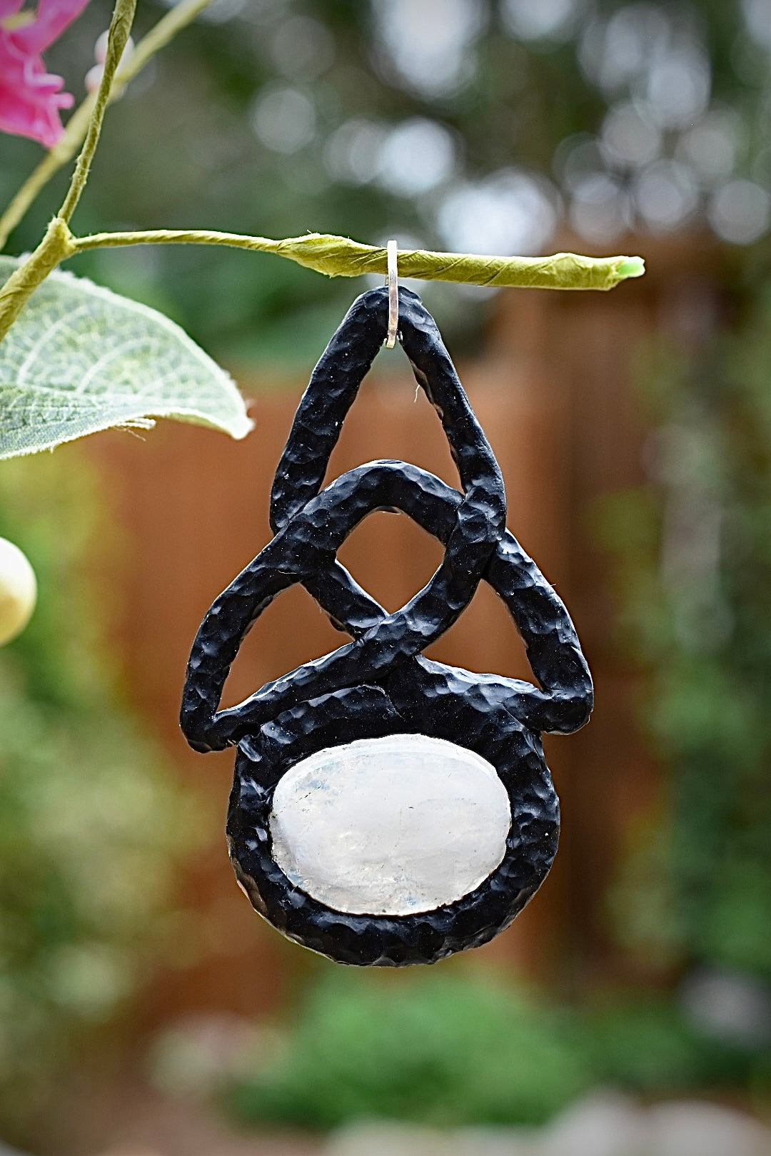 Power of Three Moonstone Pendant