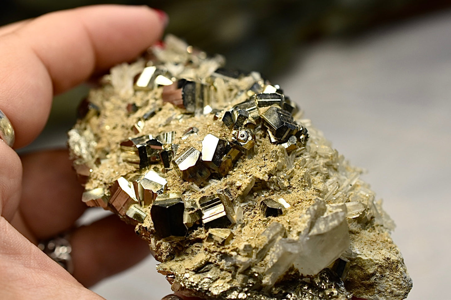 Pyrite & Quartz Specimen