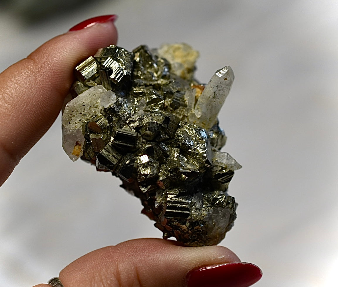 Pyrite & Quartz Specimen