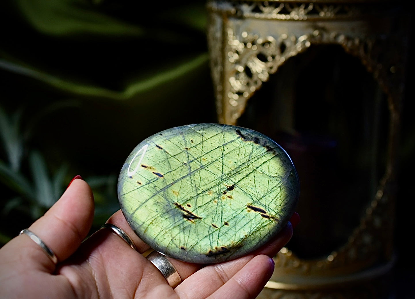 Labradorite Palm Stone
