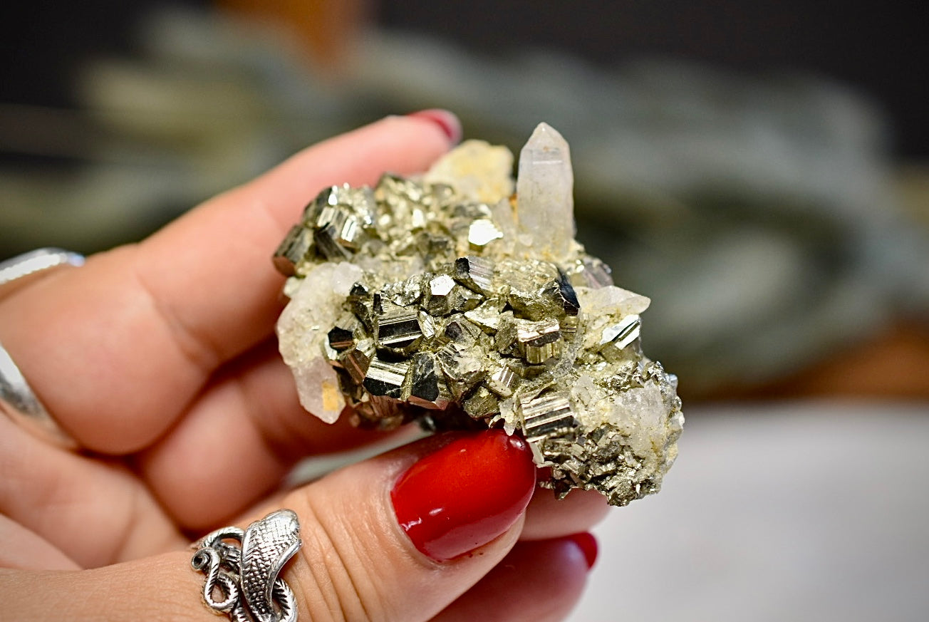 Pyrite & Quartz Specimen