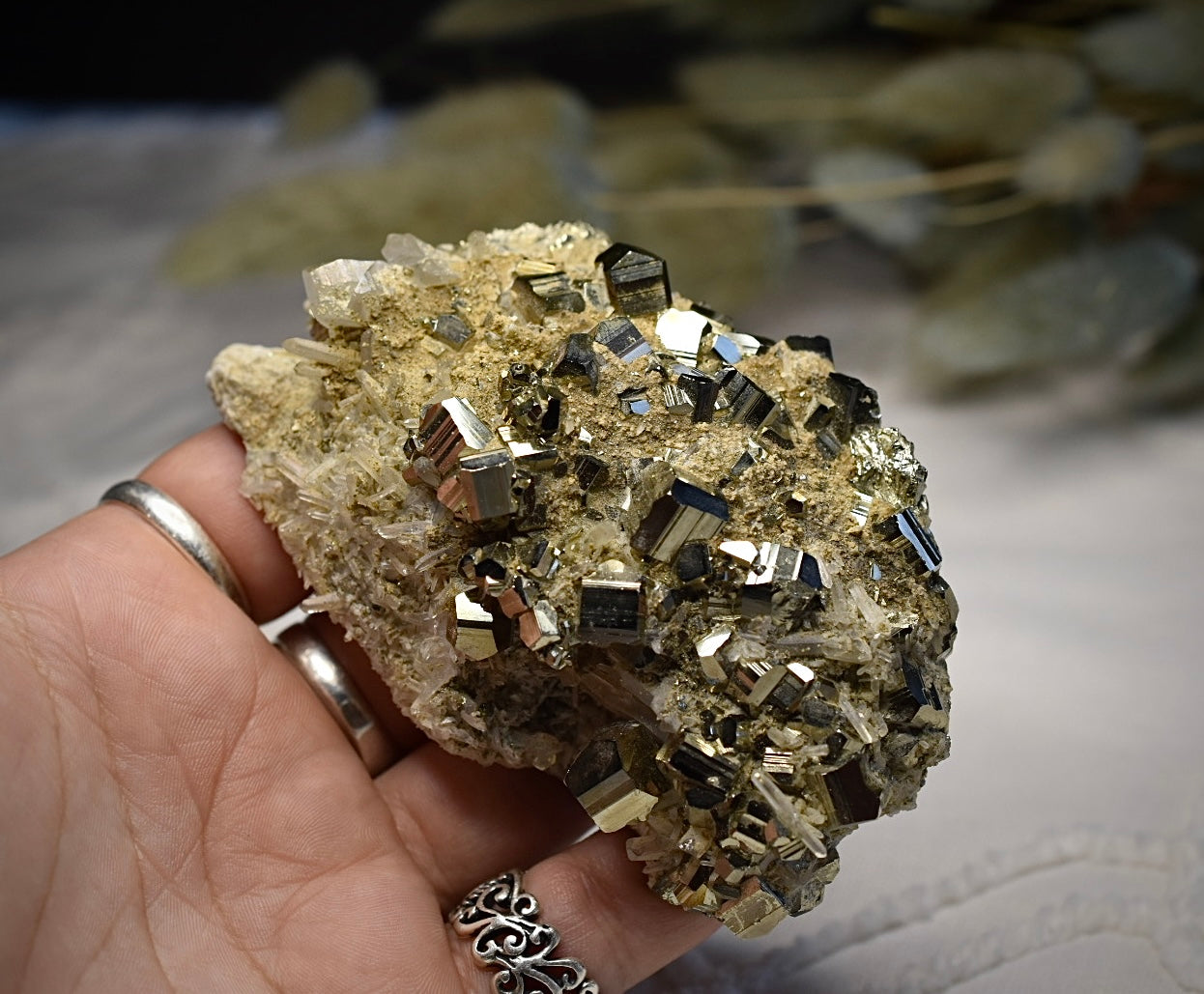 Pyrite & Quartz Specimen