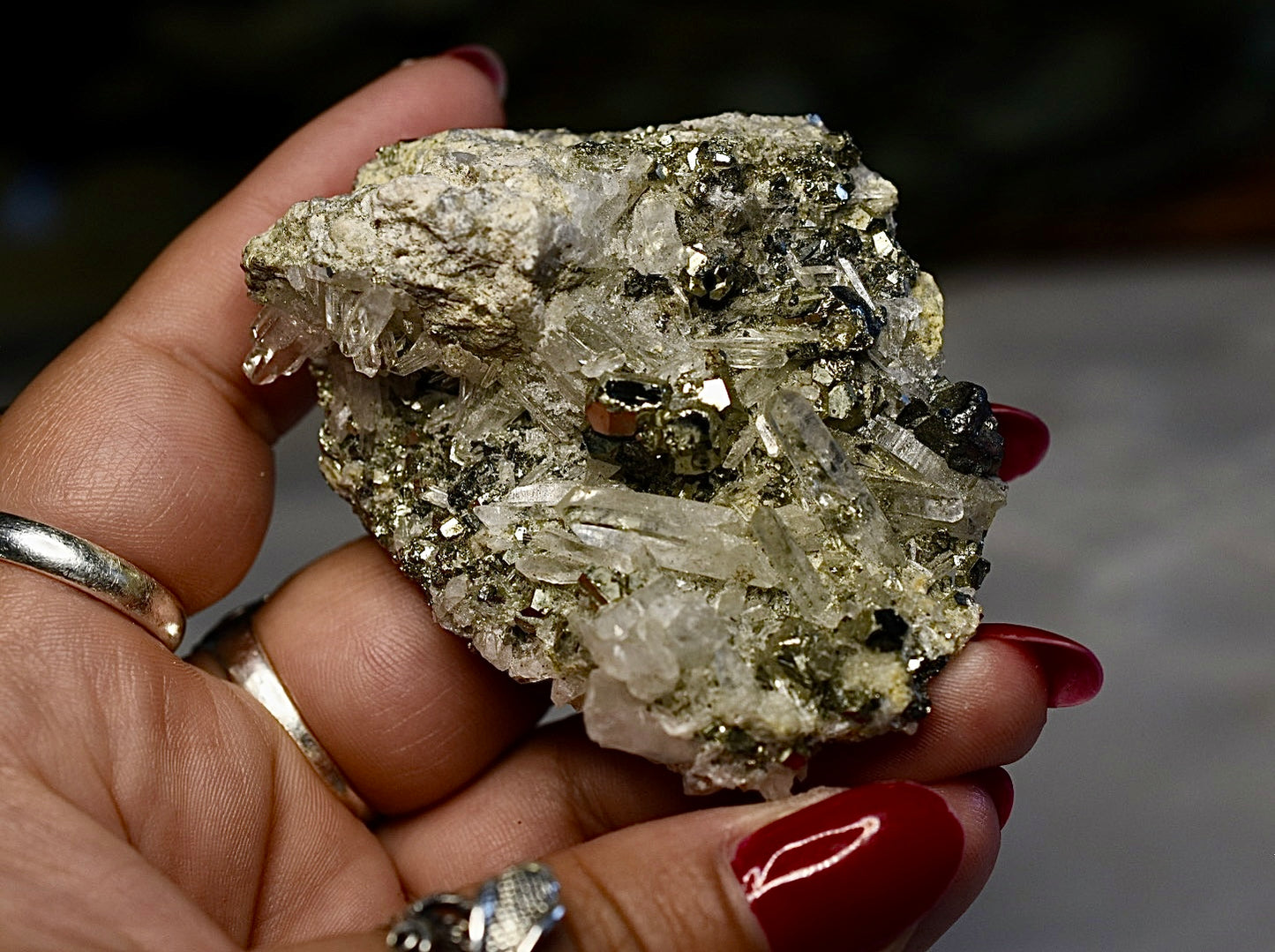Pyrite & Quartz Specimen