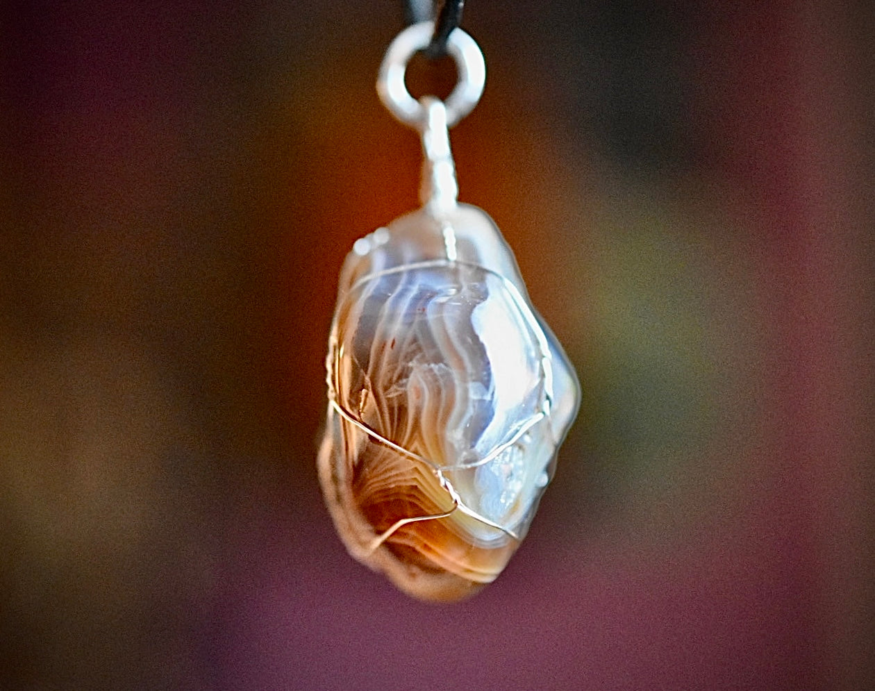 Lake Superior Agate Necklace