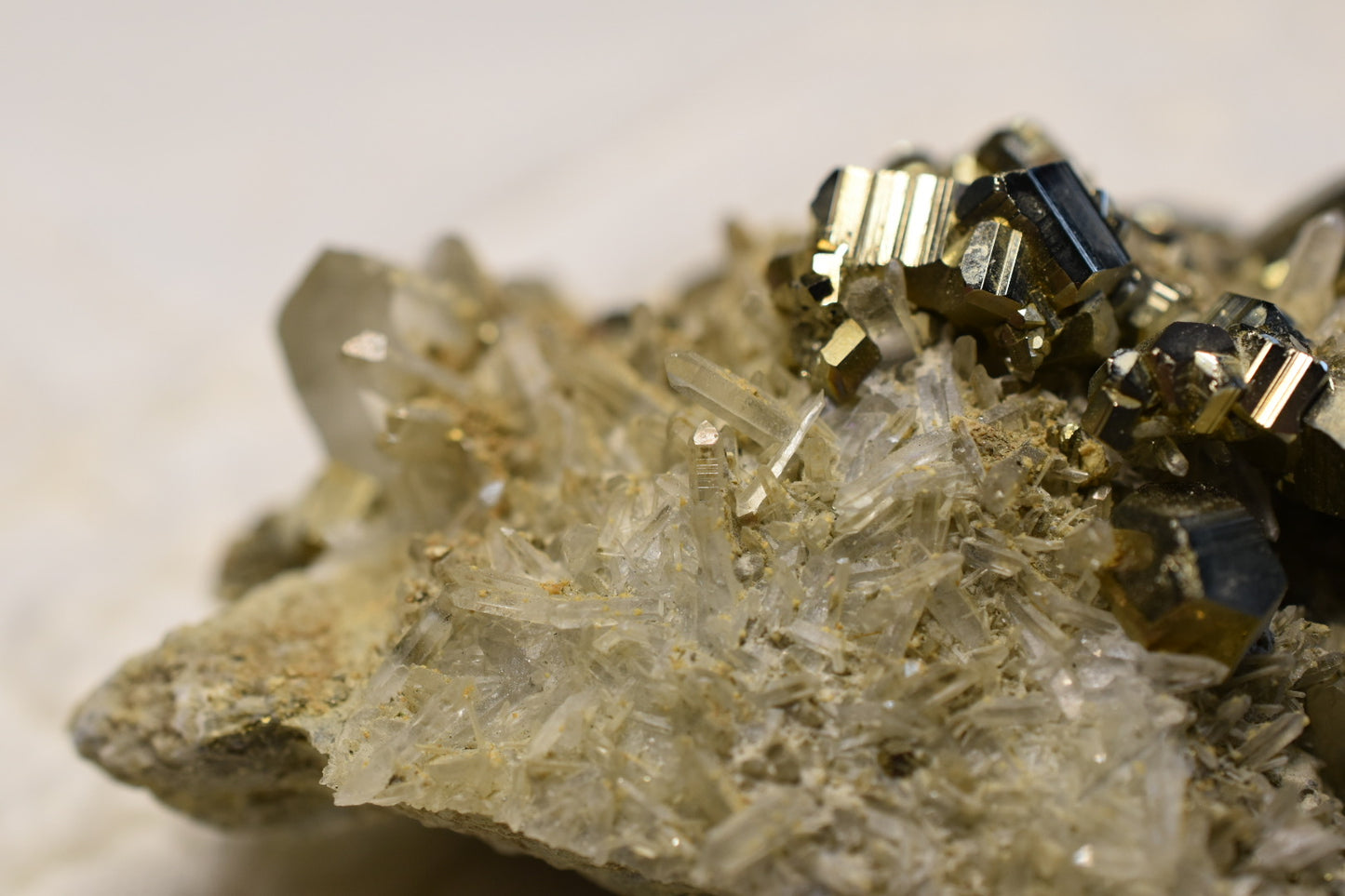 Pyrite & Quartz Specimen