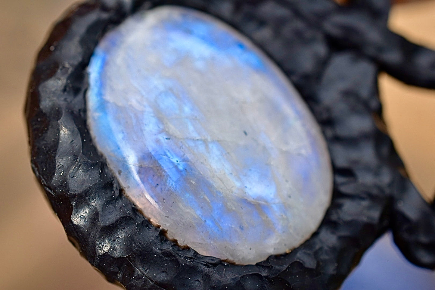Power of Three Moonstone Pendant