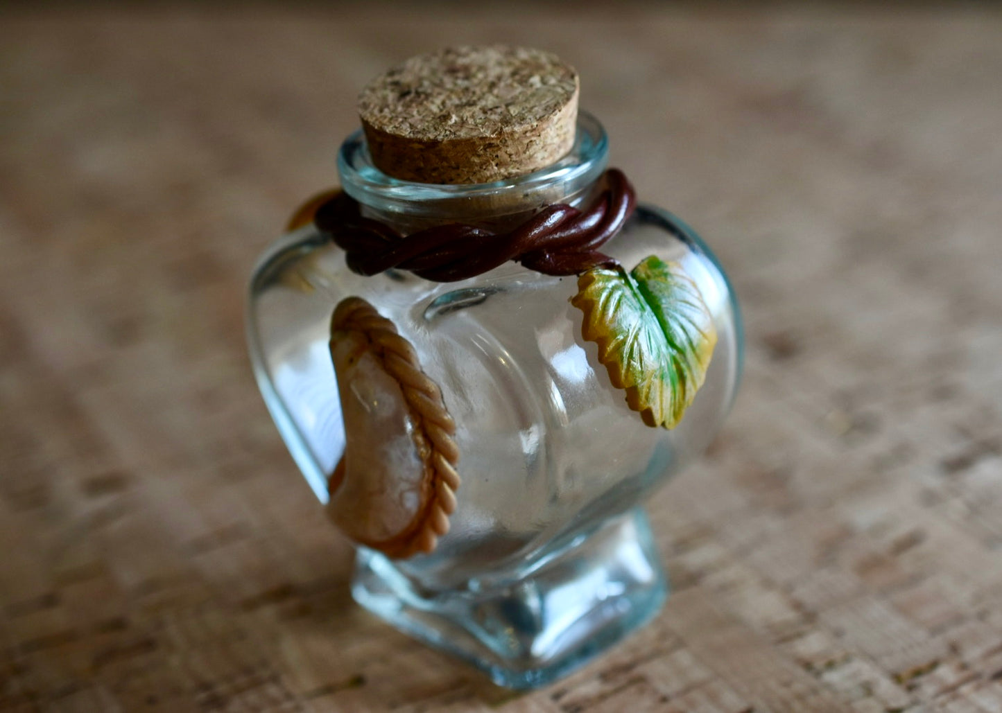 Flower Agate Potion Bottle