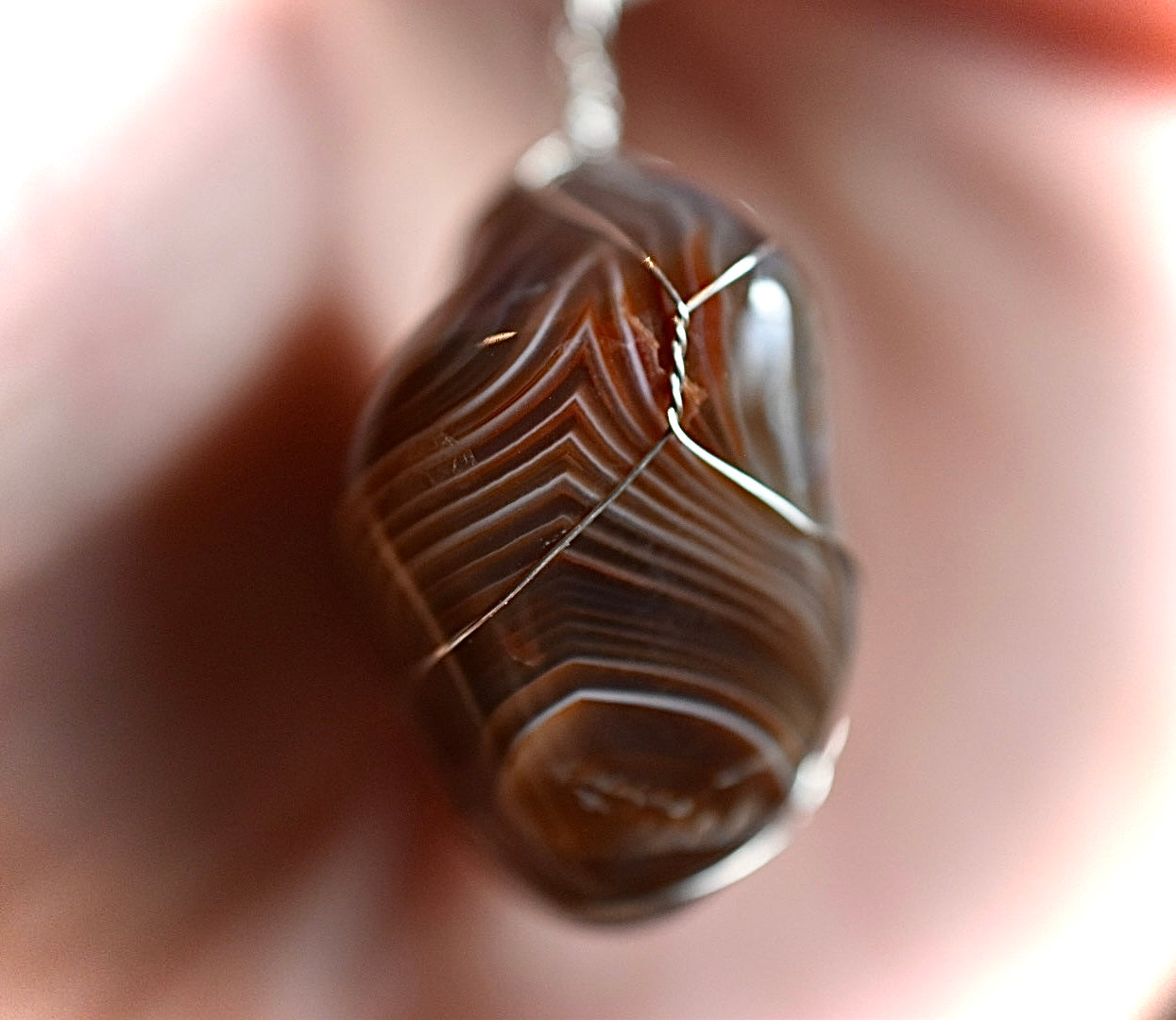 Lake Superior Agate Necklace