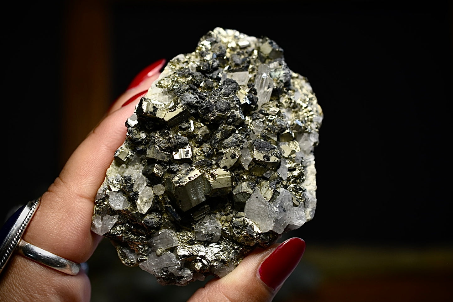 Pyrite & Quartz Specimen