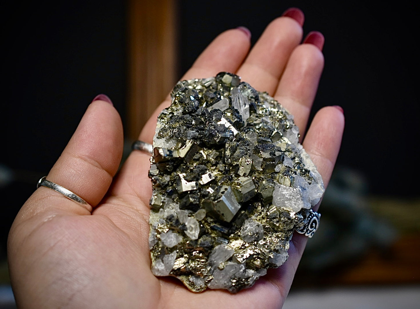 Pyrite & Quartz Specimen