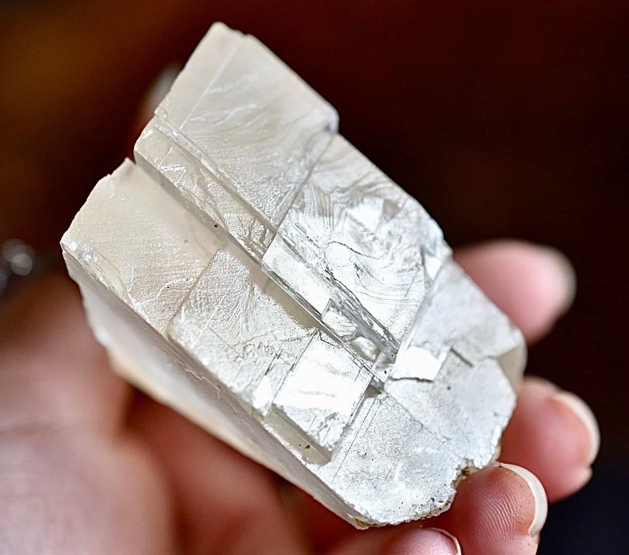 Optical Etched Calcite Specimen