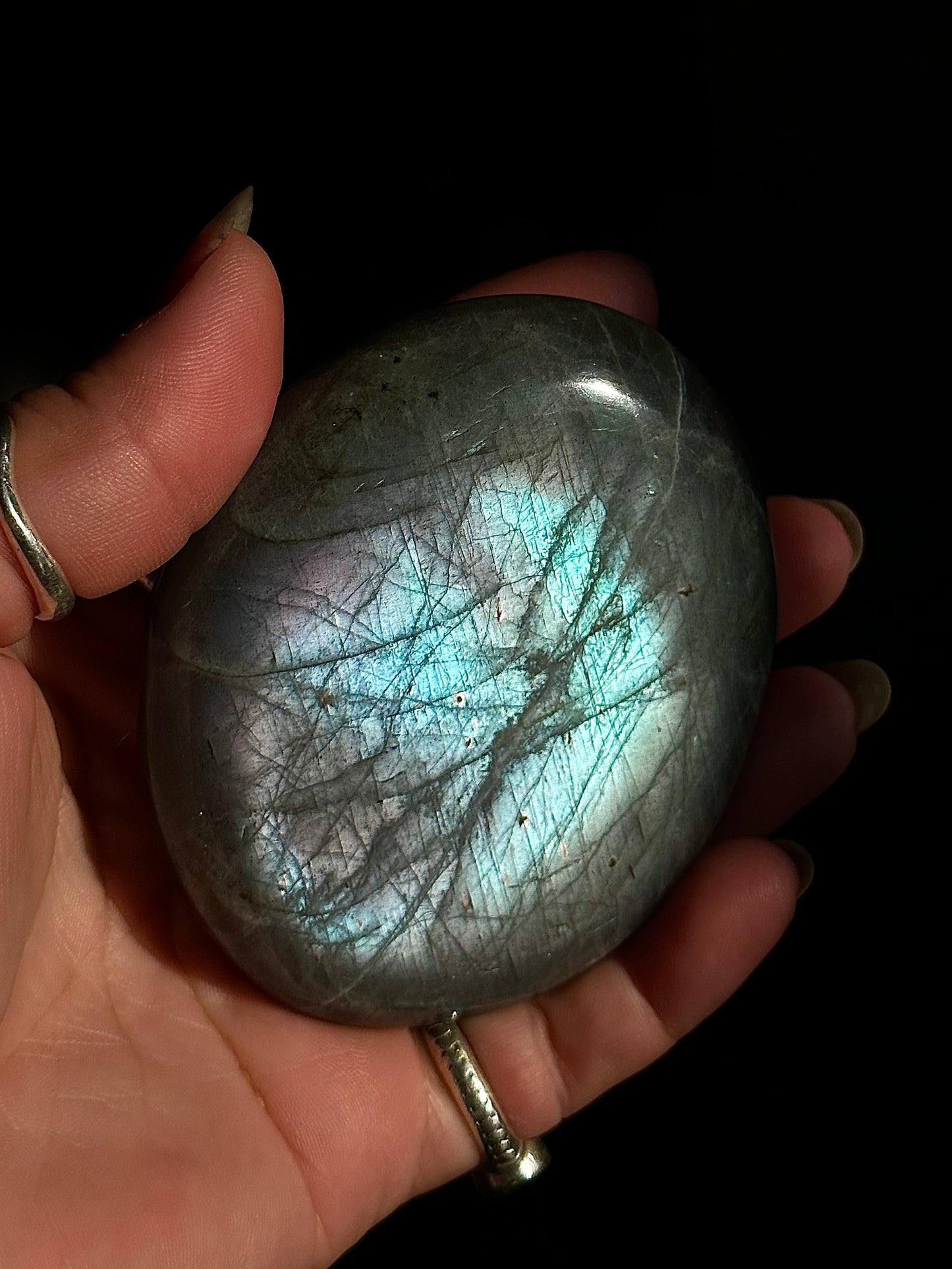 Dual Flash Labradorite Specimen