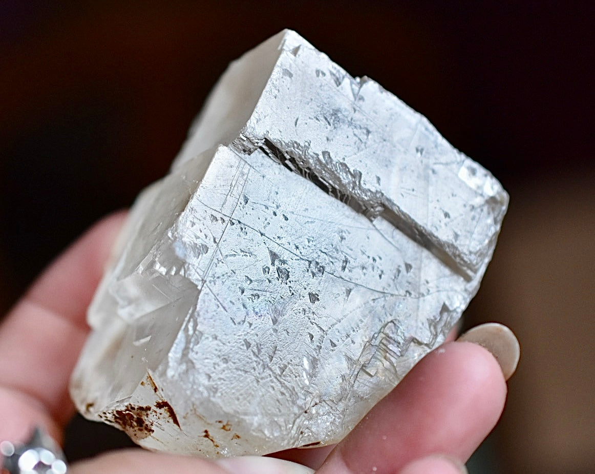 Optical Etched Calcite Specimen