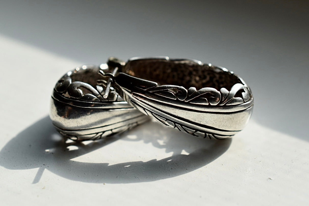 Sterling Silver Earrings • Vintage