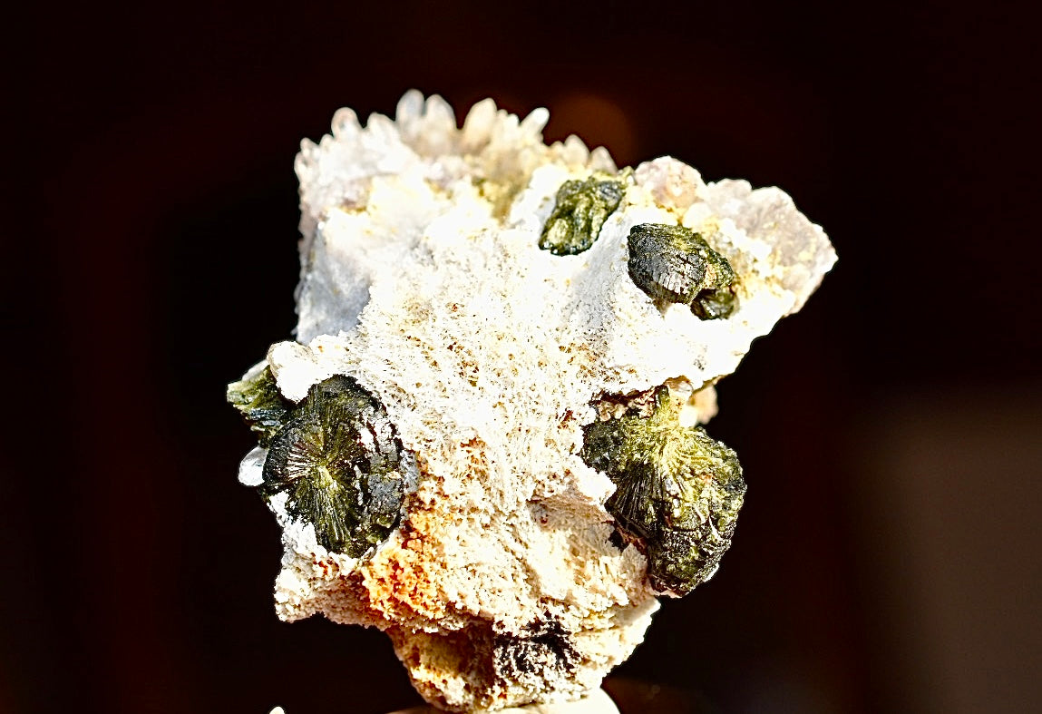 Epidote with Fairy Quartz (7)
