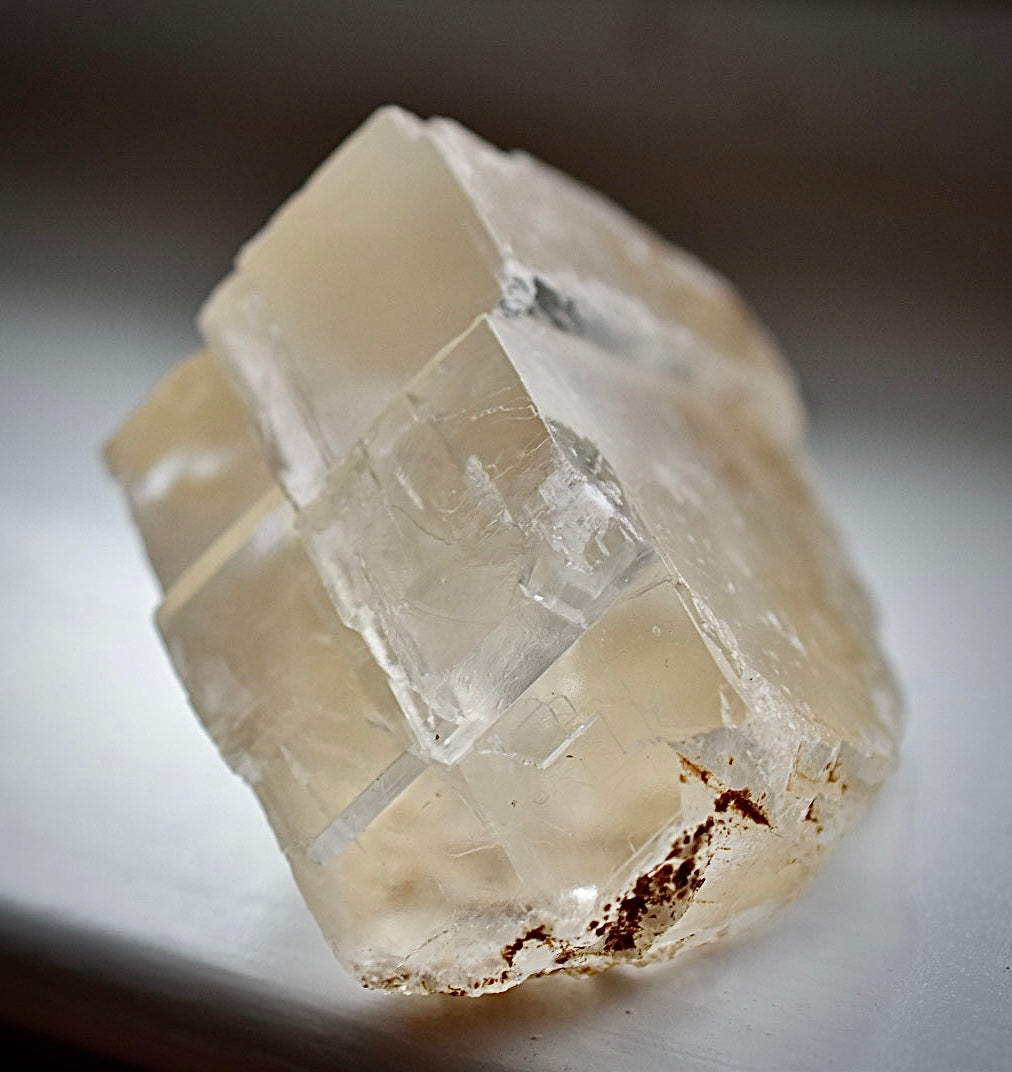 Optical Etched Calcite Specimen
