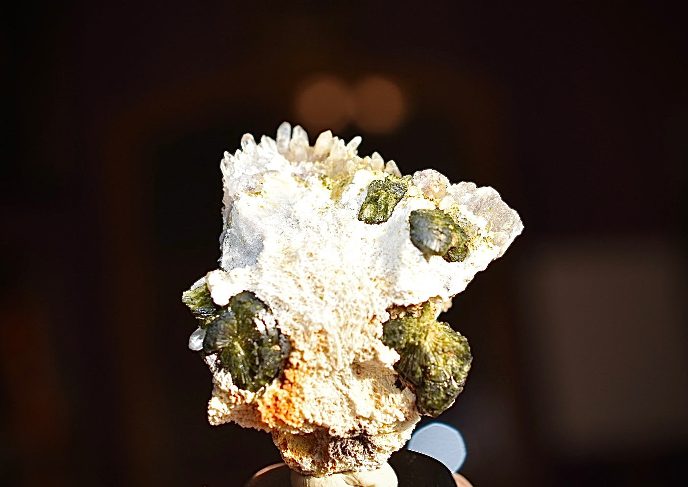 Epidote with Fairy Quartz (7)