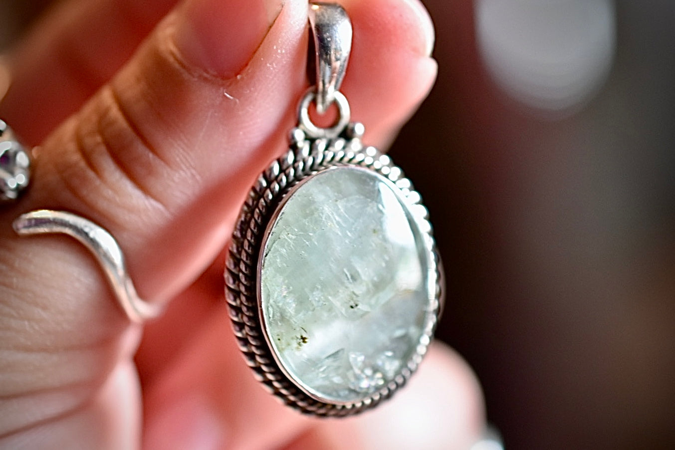 Aquamarine Pendant • Vintage