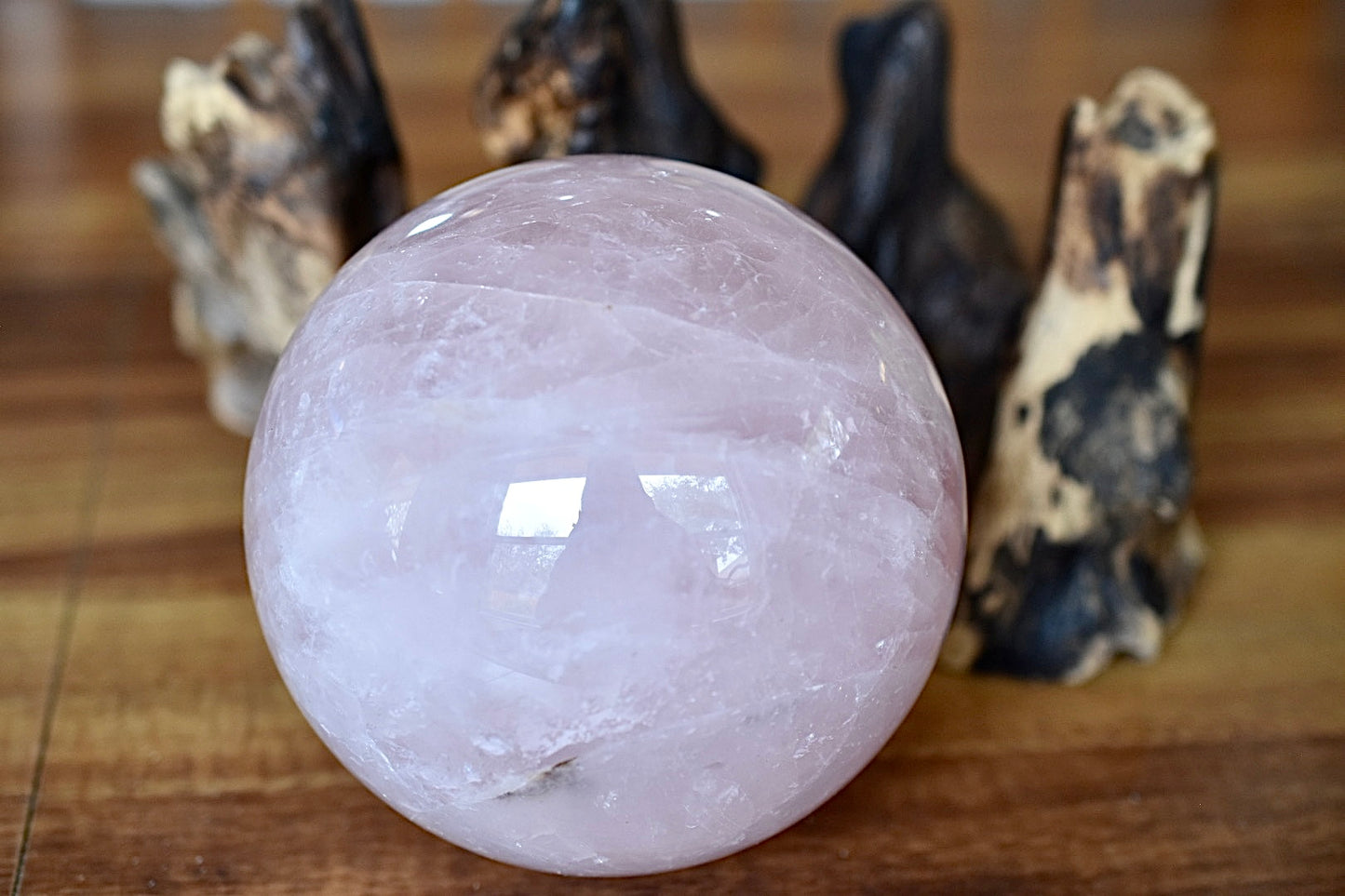 Rose Quartz Sphere • 4 lbs