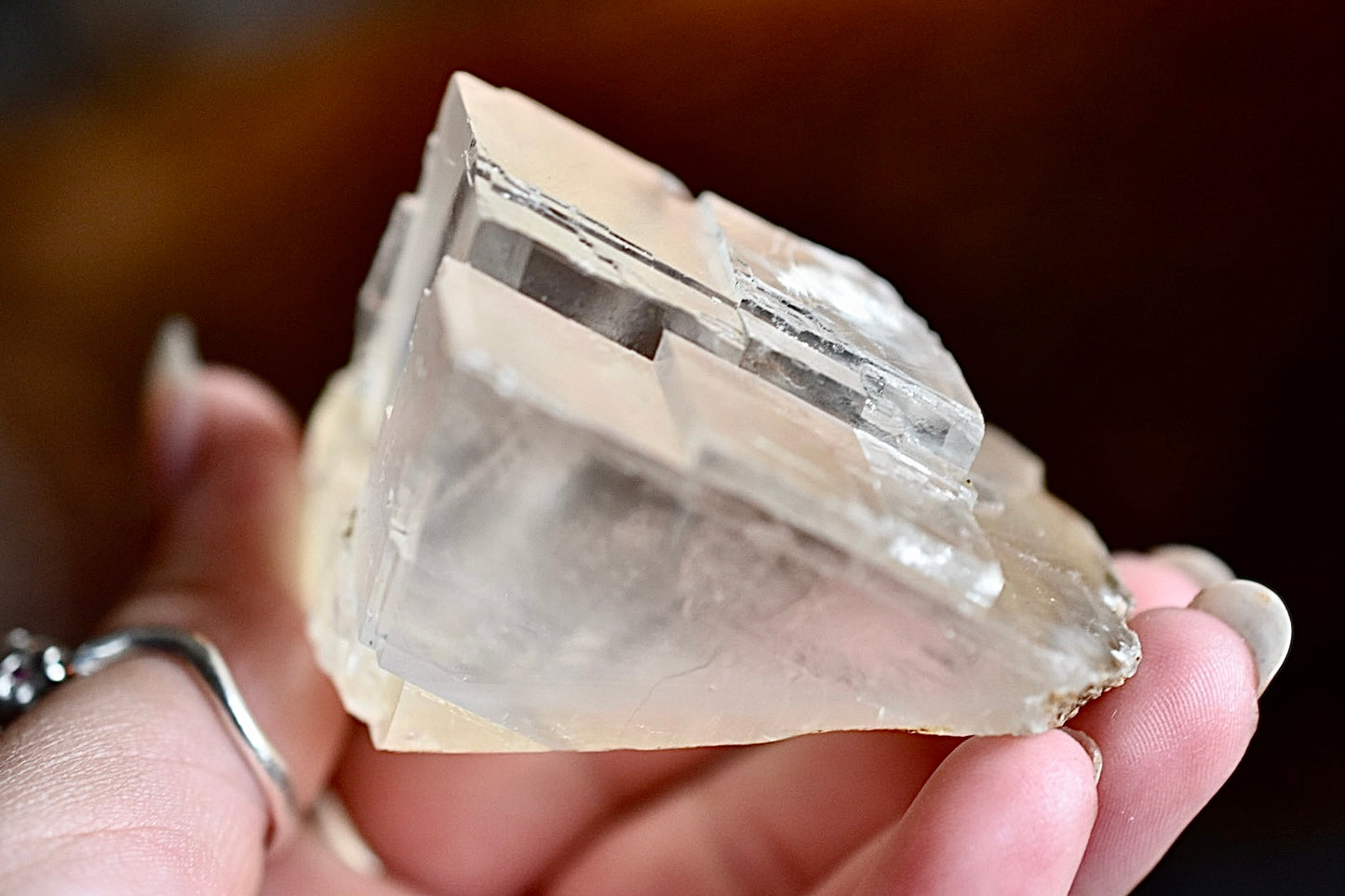 Optical Etched Calcite Specimen