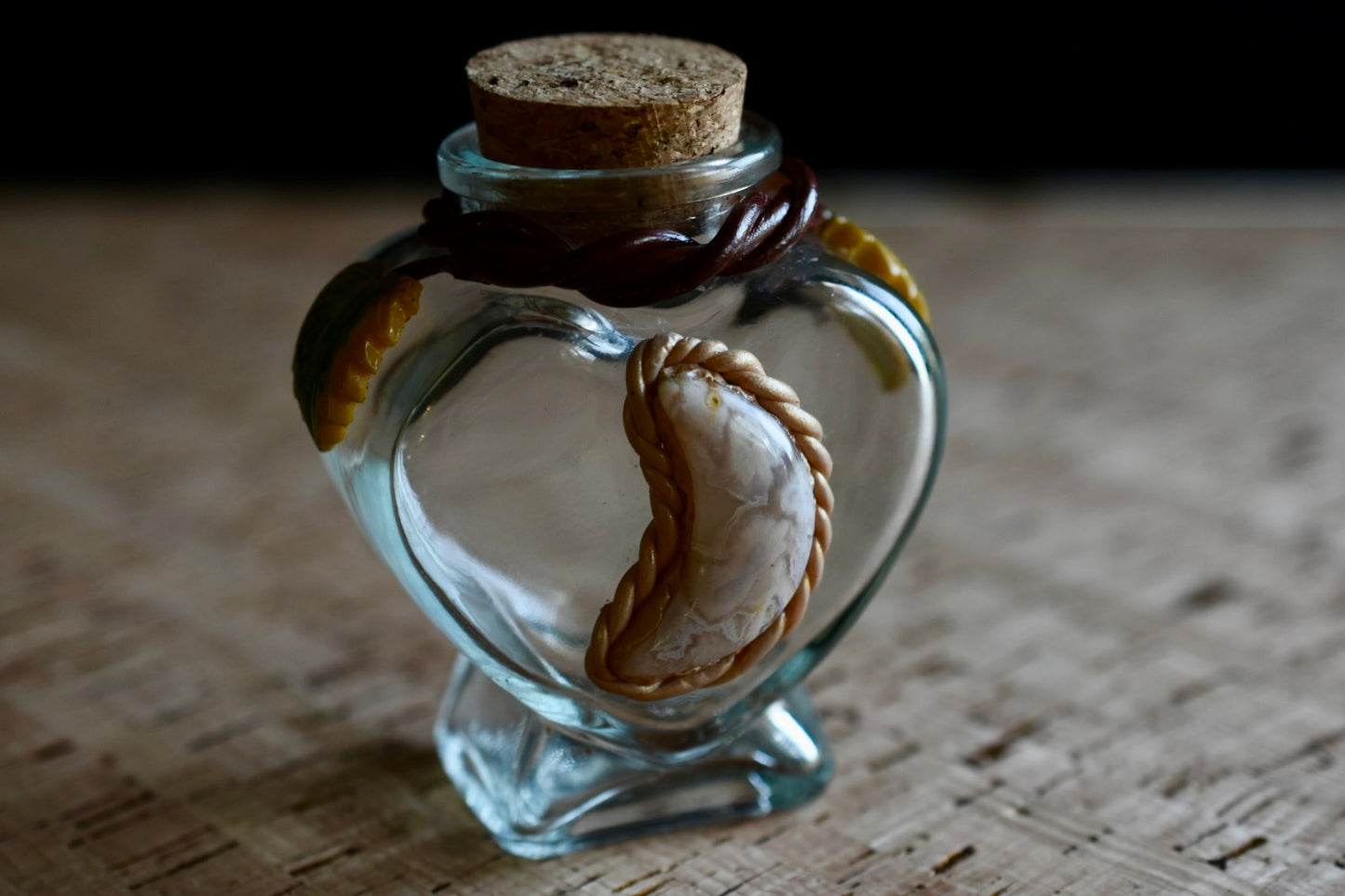 Flower Agate Potion Bottle