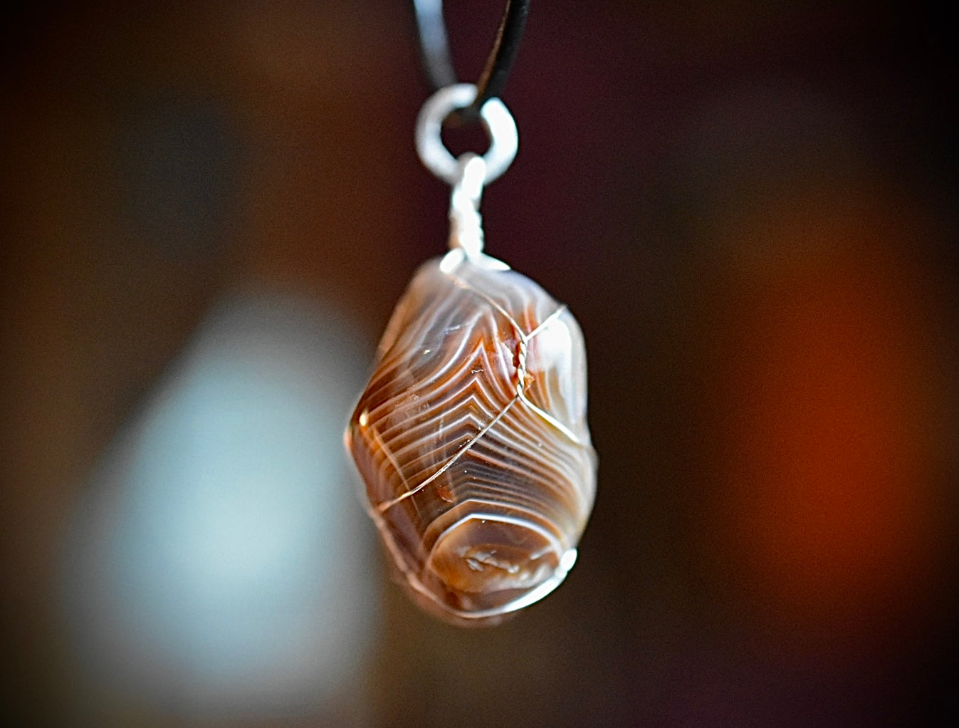 Lake Superior Agate Necklace