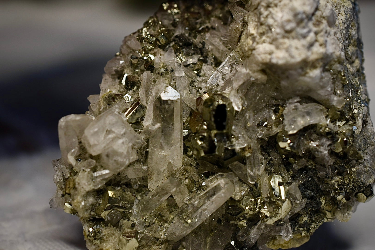 Pyrite & Quartz Specimen
