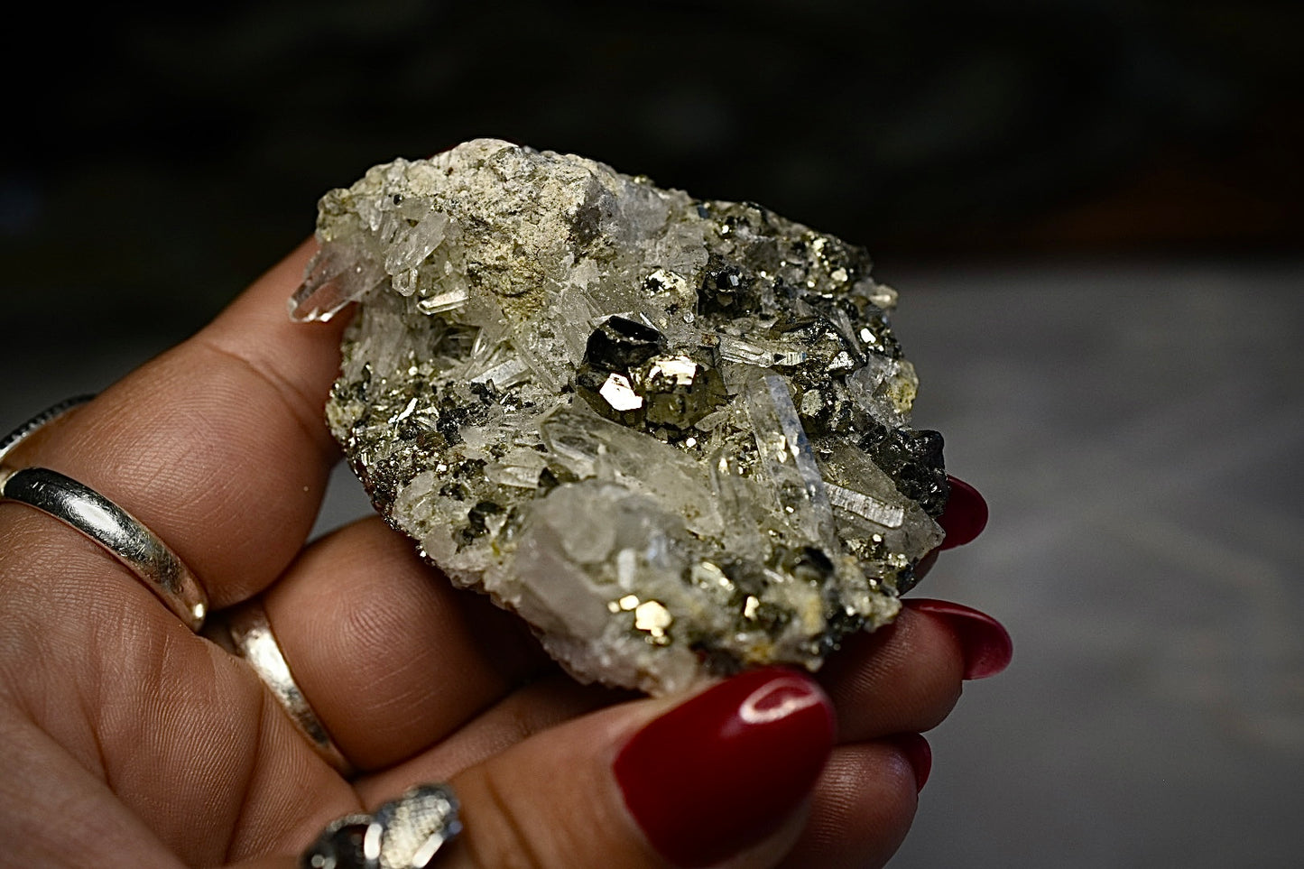 Pyrite & Quartz Specimen