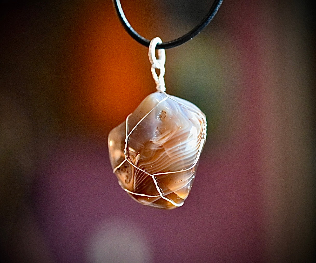 Lake Superior Agate Necklace
