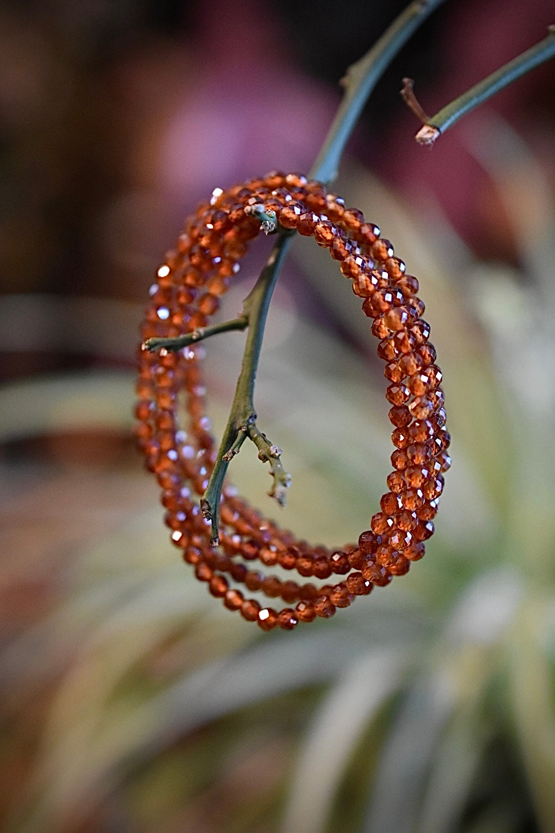 Faceted Garnet Bracelet