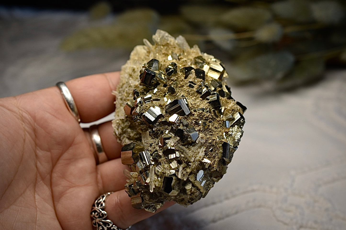 Pyrite & Quartz Specimen