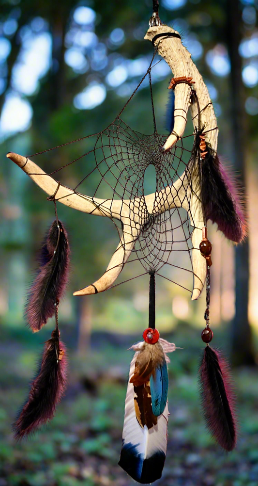 Handcrafted Antler Dream Catcher