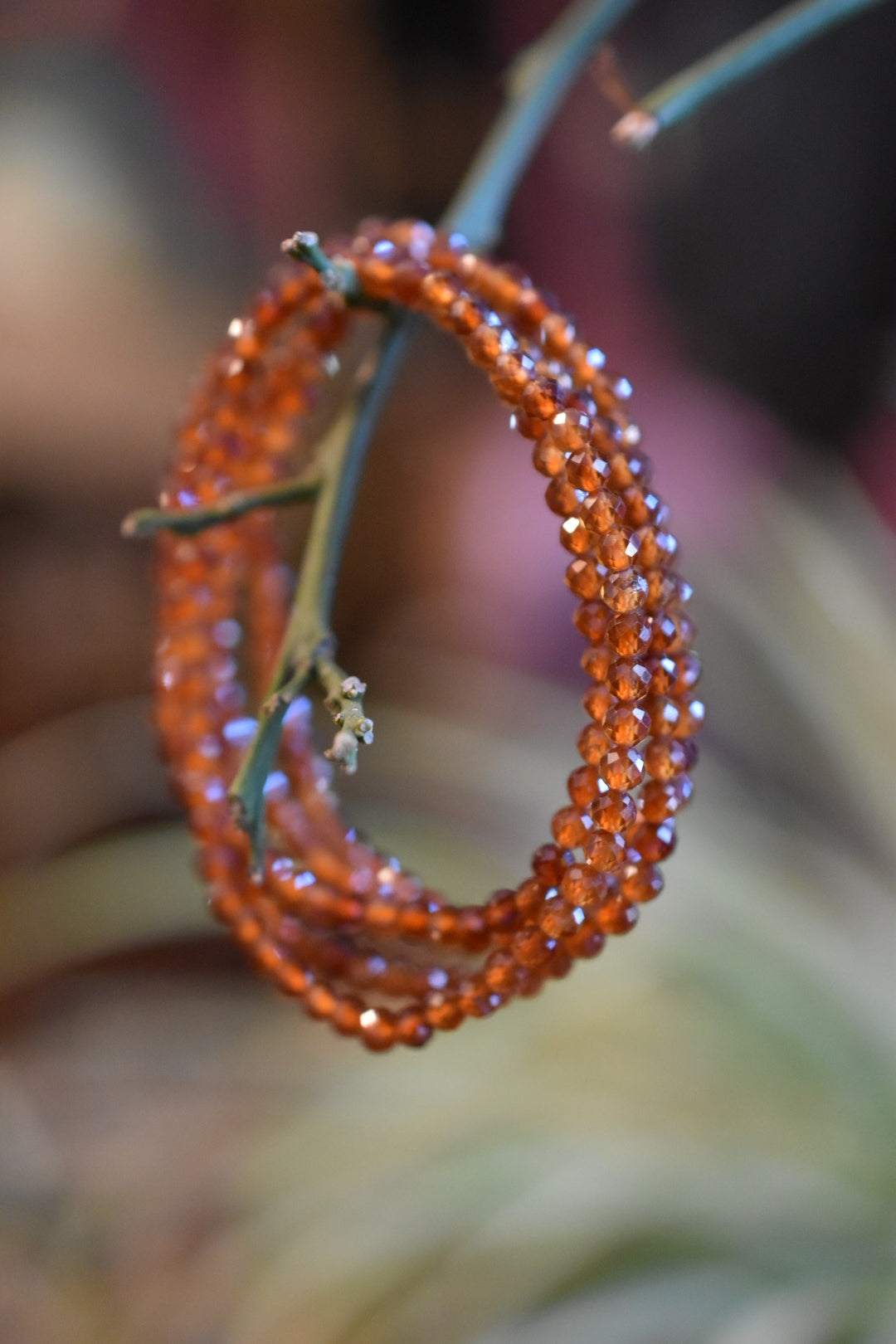 Faceted Garnet Bracelet