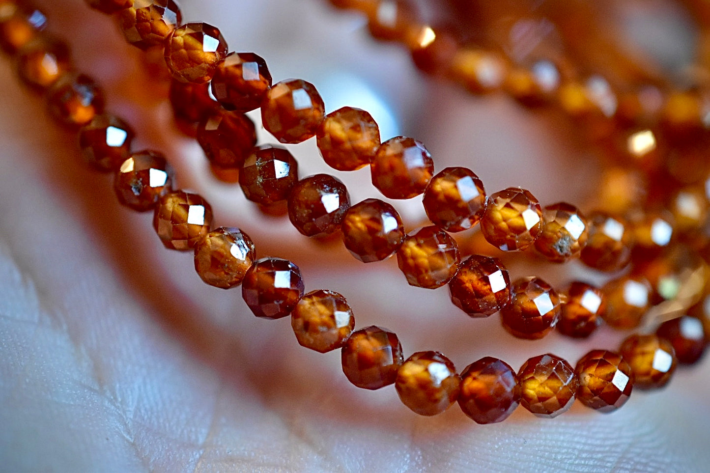 Faceted Garnet Bracelet