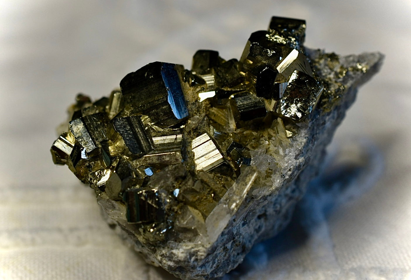 Pyrite & Quartz Specimen