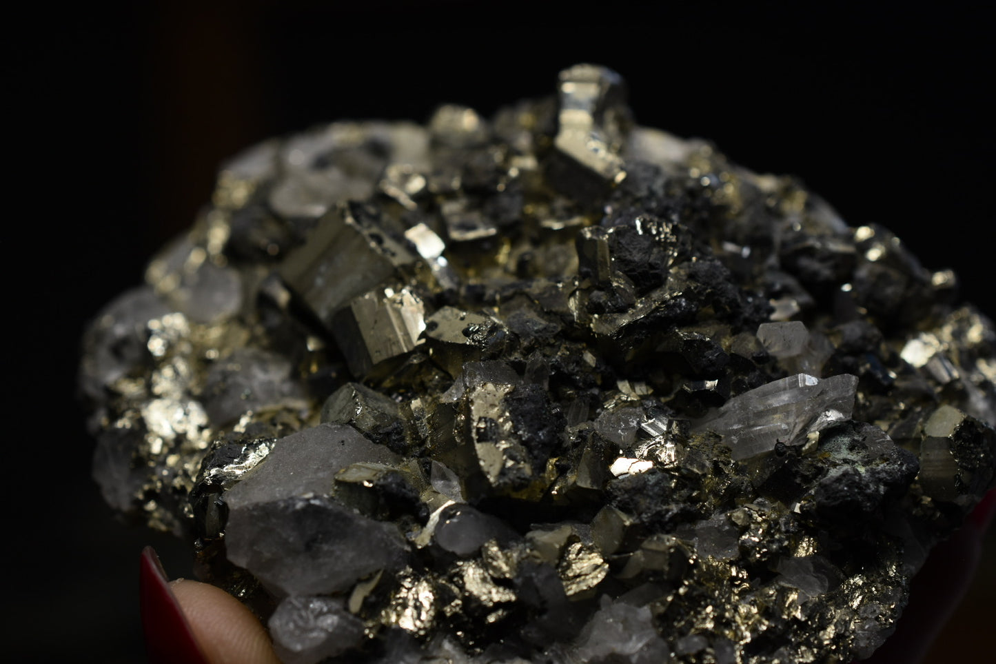 Pyrite & Quartz Specimen