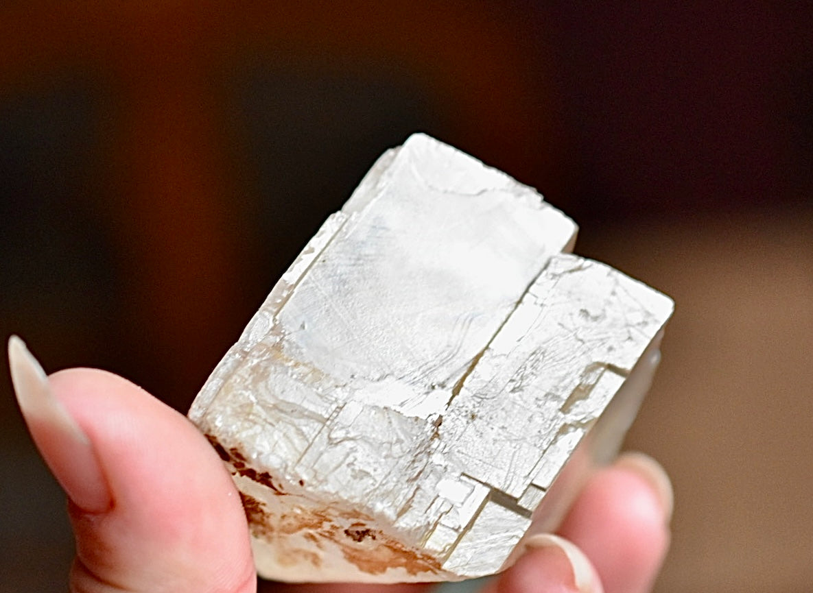 Optical Etched Calcite Specimen