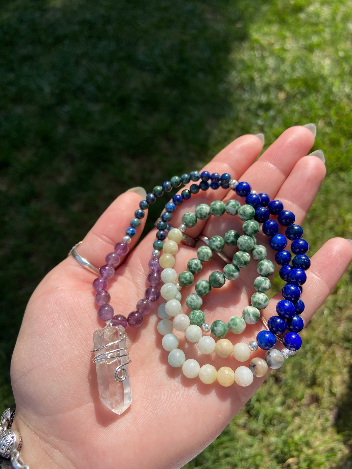 Intuitively Chosen Crystal Mala