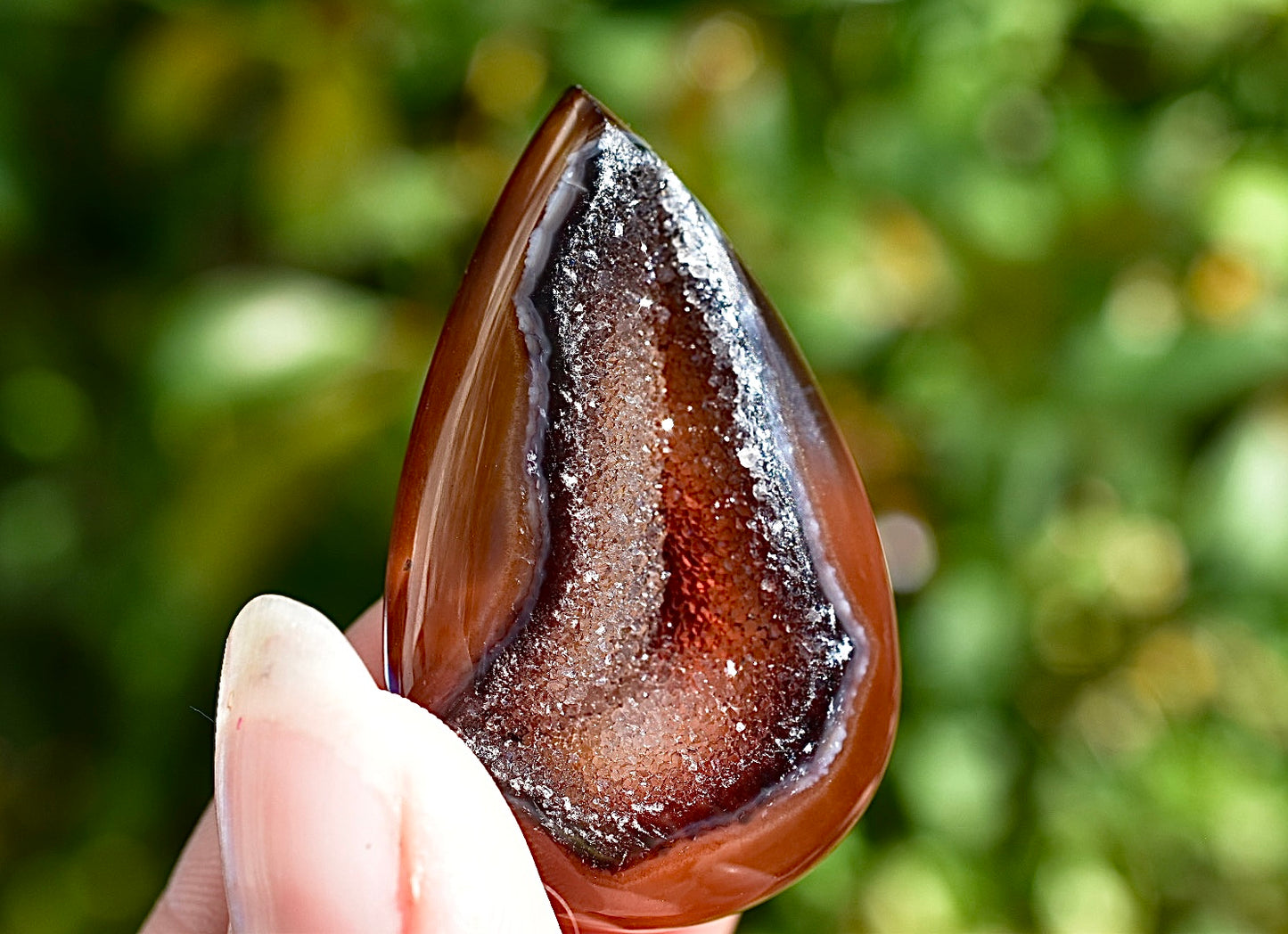 Druzy Agate Pocket Stone