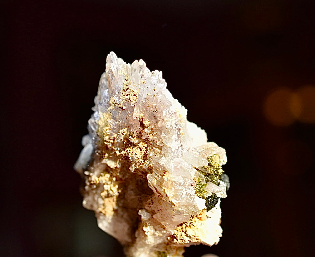 Epidote with Fairy Quartz (7)
