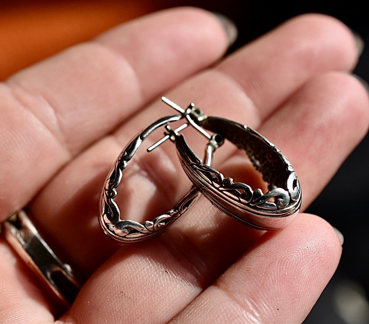 Sterling Silver Earrings • Vintage