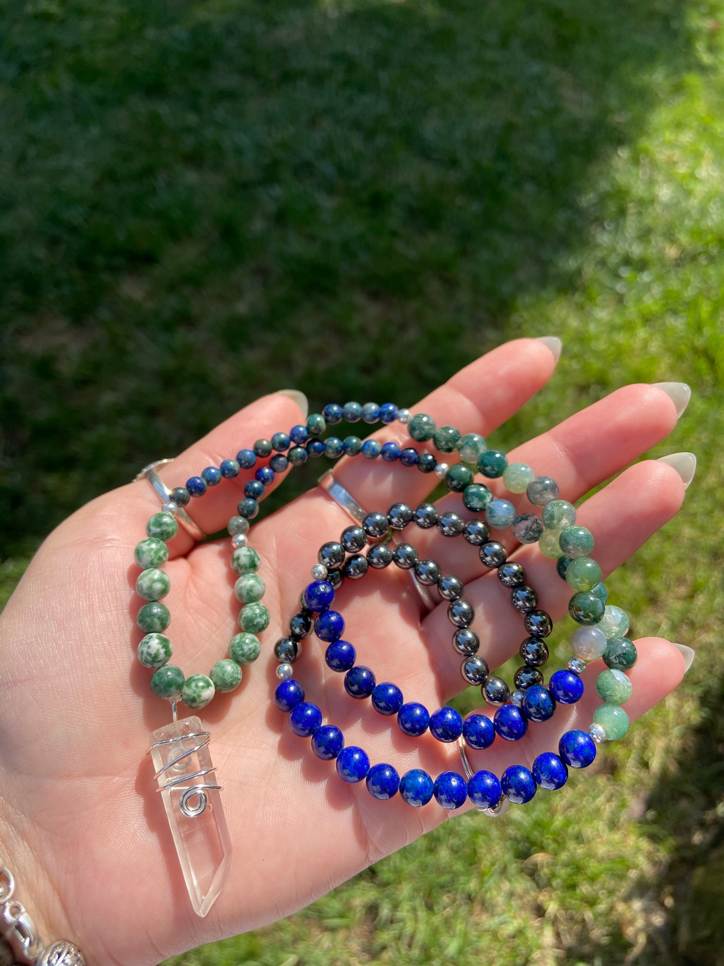 Intuitively Chosen Crystal Mala