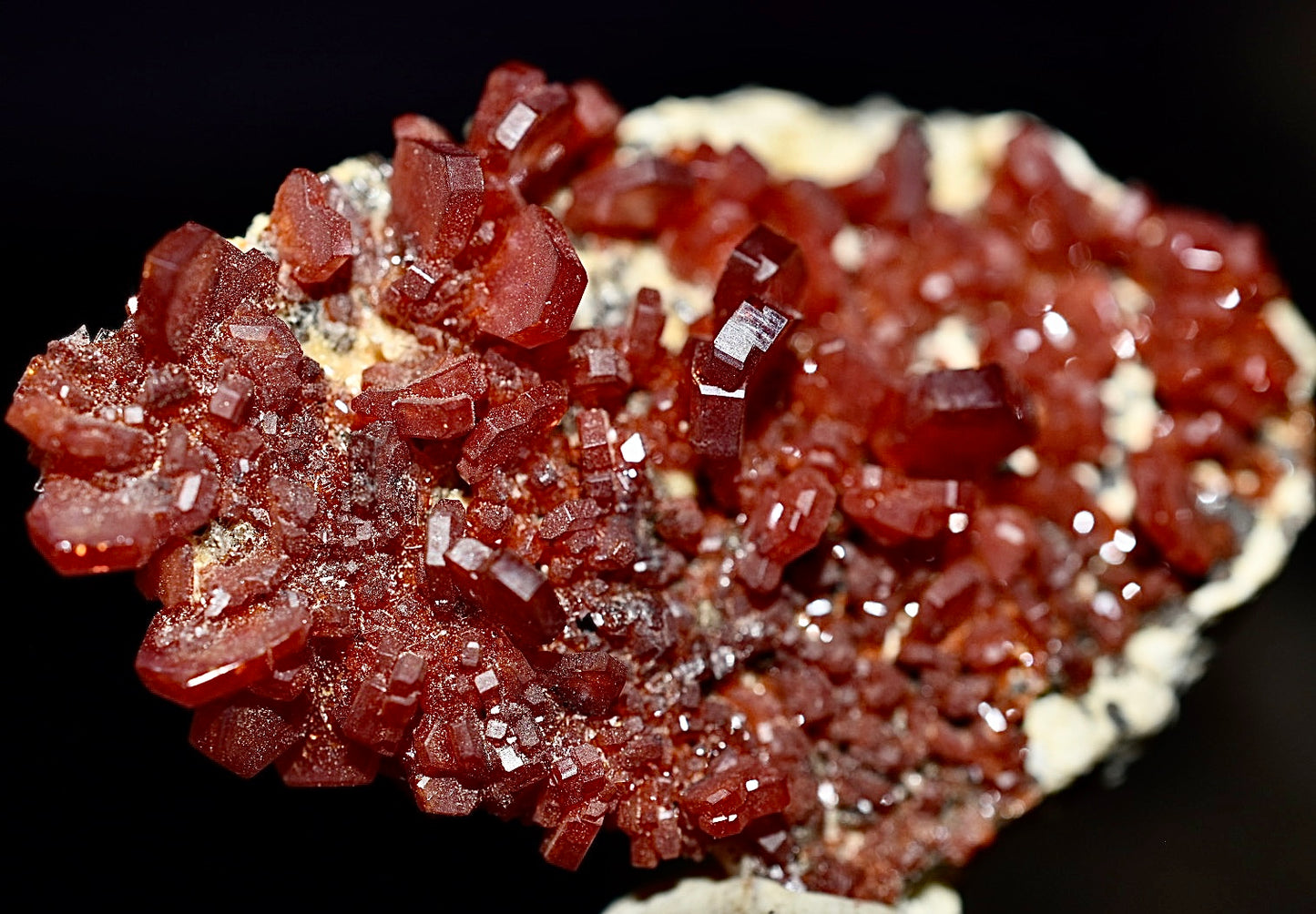 Vanadinite with Barite Specimen (8)