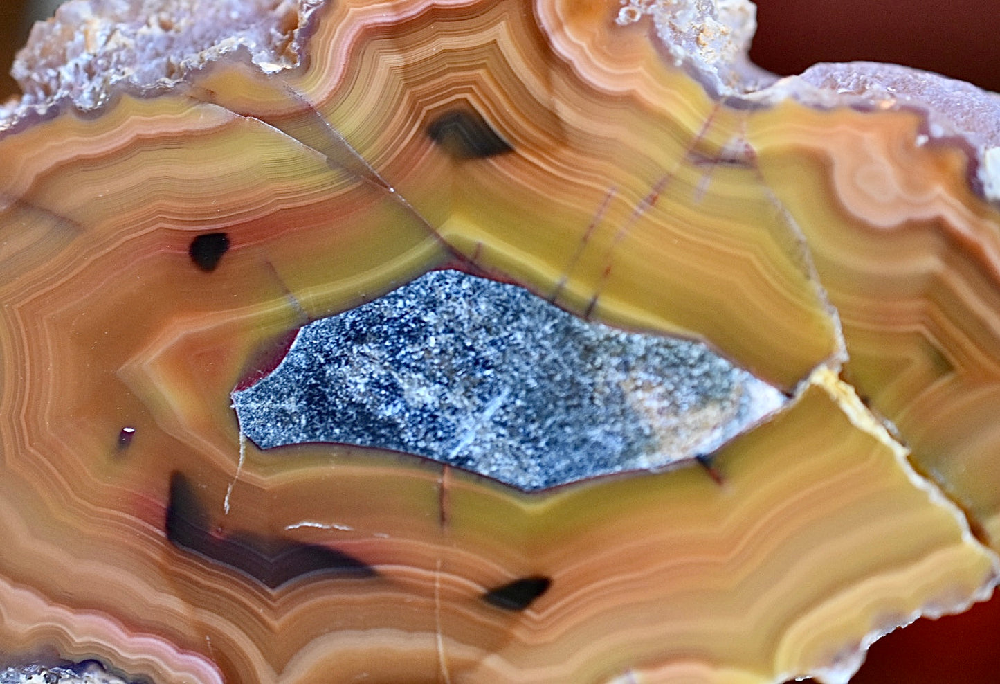 Orange Laguna Agate • Parallax Effect