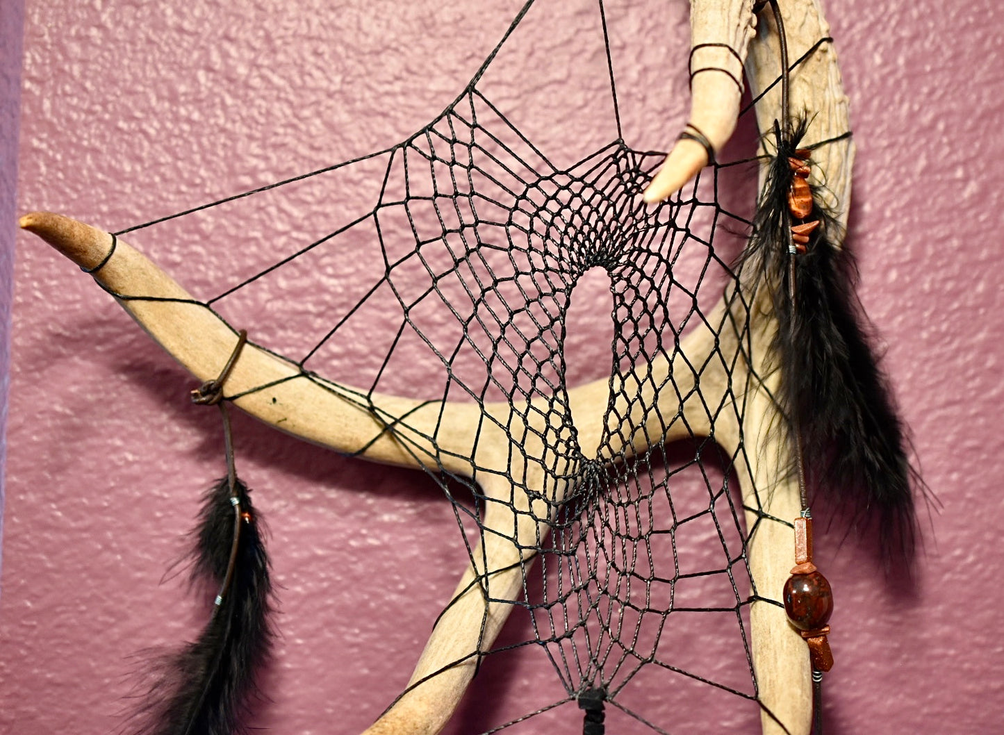 Handcrafted Antler Dream Catcher