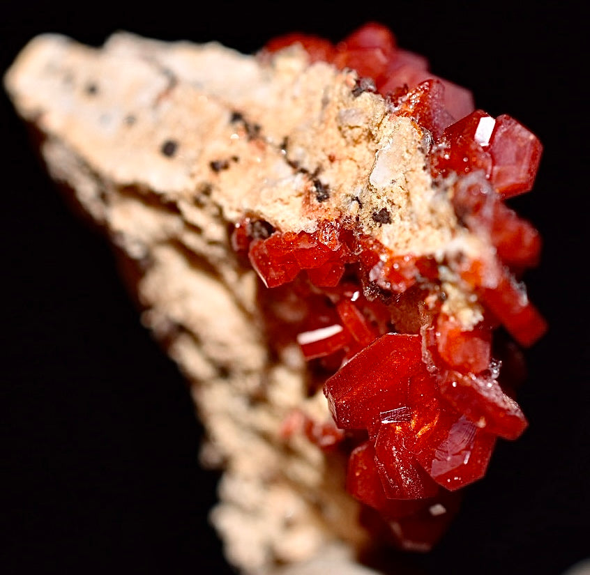 Vanadinite with Barite Specimen (8)