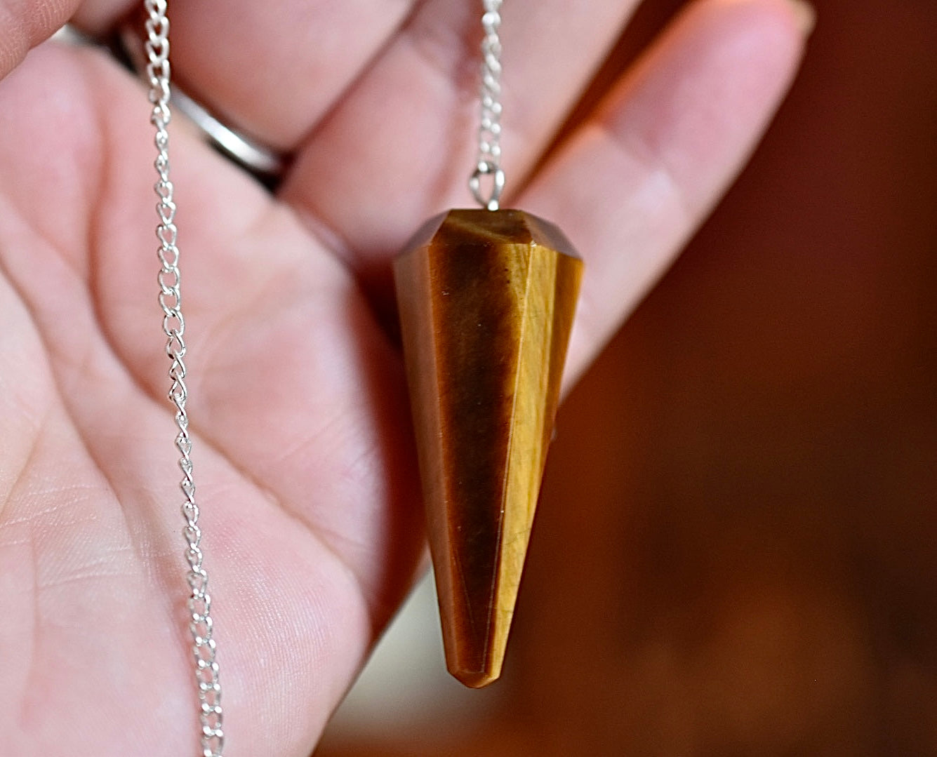 Tigers Eye Pendulum